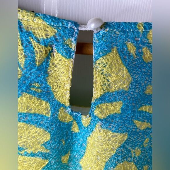 Radzoli Womens Tank Top Colorful Lace Detail Beautiful Sz Medium NWT. - Picture 8 of 10